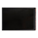 A rectangular black griddle with a raised edge and a control knob on the right side, photographed against a white background, is paired perfectly with the Steelport Knife Co. SteelCore™ 2-in-1 Walnut Cutting Board, 18"x12", which features steel reinforcement for added durability in your kitchen setup.