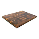 The Steelport Knife Co. SteelCore™ 2-in-1 Walnut Cutting Board, measuring 18"x12", features a rectangular shape with a distinctive end-grain checkerboard pattern and subtly beveled edges, set against a white background.