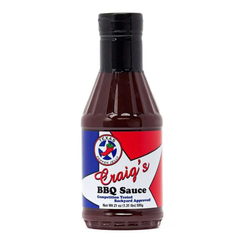 Texas Pepper Jelly Craig's BBQ Sauce--Two Sizes Texas Pepper Jelly