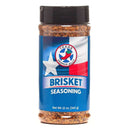 A 12 oz (340 g) bottle from DDR BBQ Supply’s Top 10 Store-Bought BBQ Brisket Rubs Variety Pack, featuring the product name prominently displayed on the front.