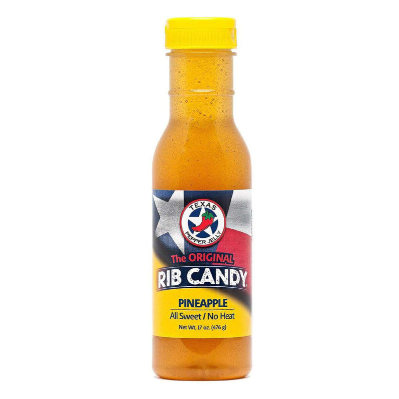 Texas Pepper Jelly Rib Candy Pineapple All Sweet/No Heat - 17 oz Texas Pepper Jelly