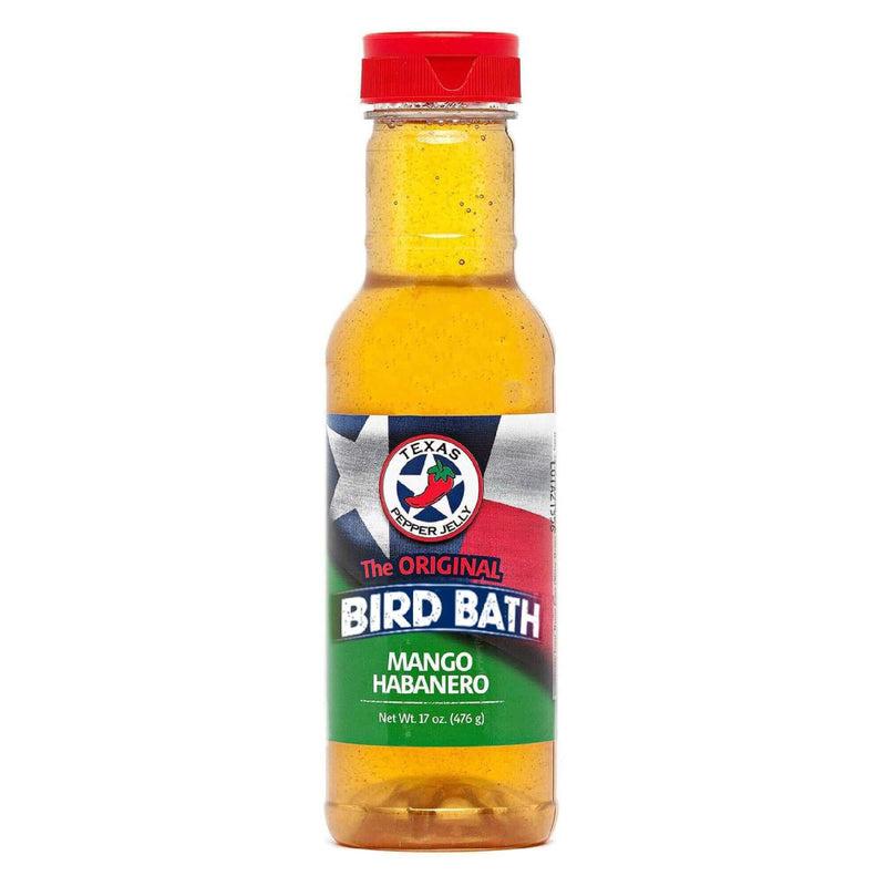 Texas Pepper Jelly Bird Bath Mango Habanero - 12 oz Texas Pepper Jelly