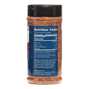 Texas Pepper Jelly Southern Pecan Seasoning features a blue label listing sea salt, sugar, savory spices, MSG, and dehydrated vegetables. With 0 calories per serving, this blend brings smoky richness to every dish.