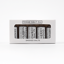 Shop Texas Salt Co Smoked Salt Sampler Set Five Wood Smoked Blends from DDR BBQ Supply