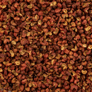 A close-up of Texas Salt Co. Szechuan Peppercorn shows abundant reddish-brown husks and open seed pods, a key ingredient in Sichuan cuisine from Texas Salt Co.