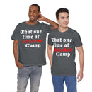 Unisex BBQ t-shirt worn by man and woman grilling together – premium fit, available at DDR BBQ Supply