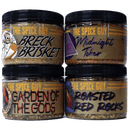 The Spice Guy Colorado Box features four seasoning blends—Breck Brisket, Midnight Toker, Garden of the Gods, Roasted Red Rocks—in a 2x2 stack. Each jar has a colorful label, perfect for BBQ or outdoor cooking.