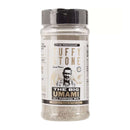 Tuffy Stone Big Umami Rub bottle with bold, savory seasoning for beef, chicken, veggies, and more