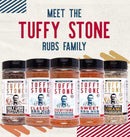 The entire tuffy stone rub collection for premium bbq results