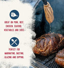 Tuffy Stone Original and spicy BBQ Sauce uses perfect for ribs, chicken, and veggies