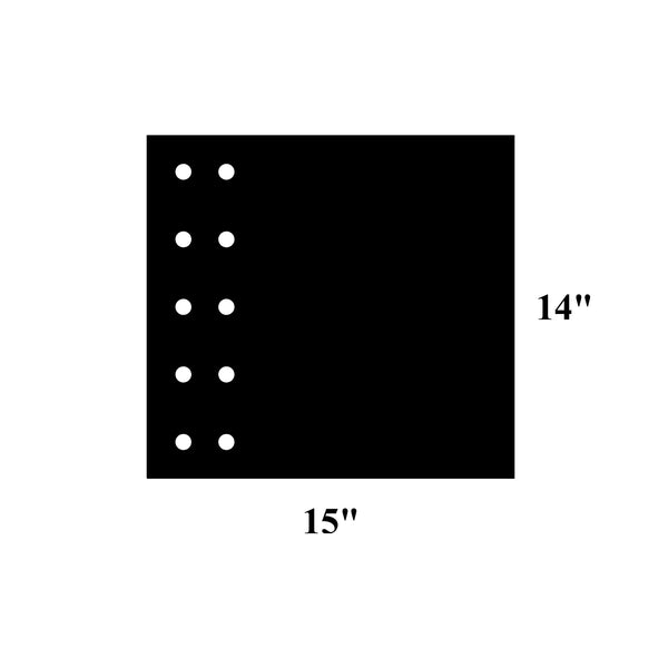 Tuning Plate for Old Country BBQ Pits Pecos Offset Smoker – heavy-duty 3/16 inch A36 steel BBQ accessory at DDR BBQ Supply
