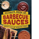 Discover the Ultimate Book of Barbecue Sauces: American Classics and International Favorites – Paperback, from Books by splitShops. The cover showcases mouthwatering images of barbecue ribs, spice rub, and two jars of savory sauces. Ideal for anyone eager to explore inspiring barbecue sauce recipes or craft homemade BBQ sauces, this essential cookbook by Sterling Smith belongs in every grill master's collection—the author’s name is displayed at the bottom.