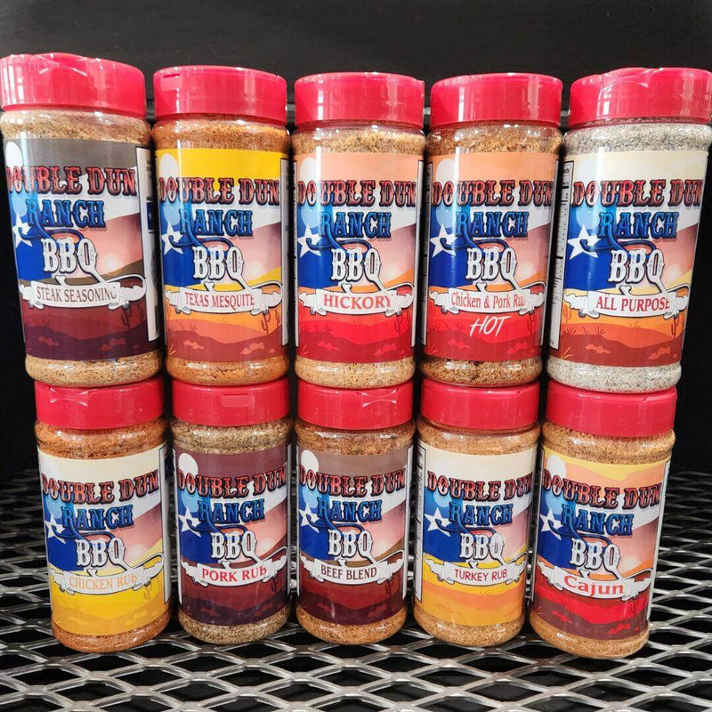 DDR BBQ Rubs 10 Pack Double Dun Ranch BBQ