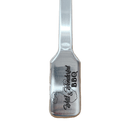 A stainless steel spatula engraved with “Wild & Wonderful BBQ” and an outline of West Virginia on the blade, handle extending upward—an ideal grilling gift for any barbecue enthusiast. Pair it with DDR BBQ Supply’s Wild & Wonderful BBQ Personalized BBQ Tongs with Name for a truly unique set.