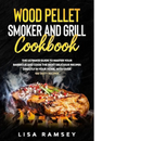 Cover of the Wood Pellet Smoker and Grill cookbook: A step by step guide to master your barbecue and cook the most delicious recipes directly in your home – Paperback, from Books by splitShops, featuring a grilled steak with herbs and peppercorns as smoke rises against a dark background—a perfect introduction to this comprehensive guide for mastering grilling and smoking at home.