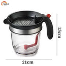 XL Gravy Fat Separator Measuring Cup with Bottom Release Strainer