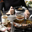XL Gravy Fat Separator Measuring Cup with Bottom Release Strainer