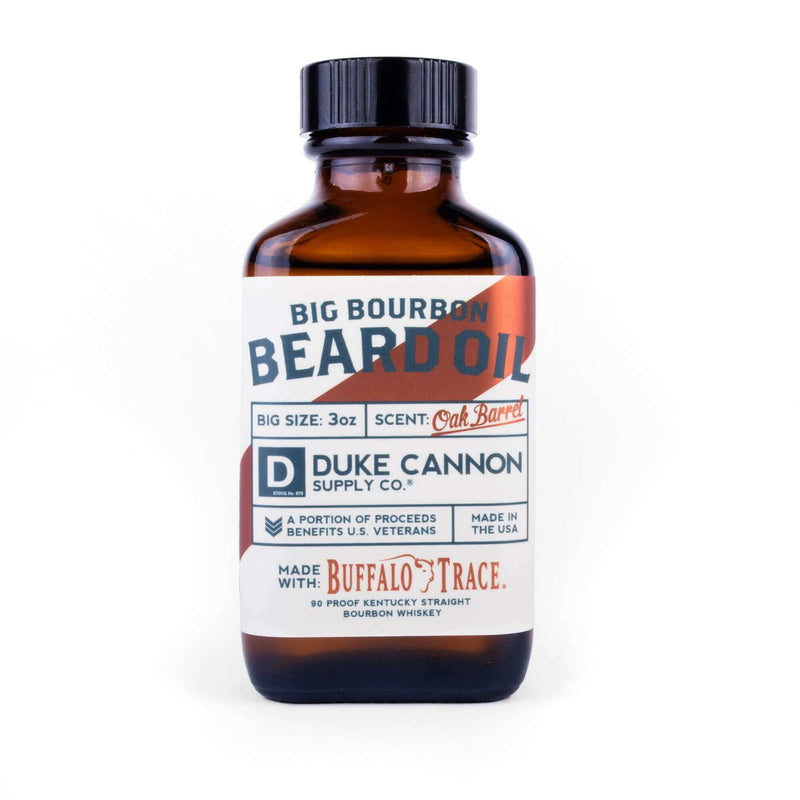 Duke Cannon Buffalo Trace Bourbon Beard Oil