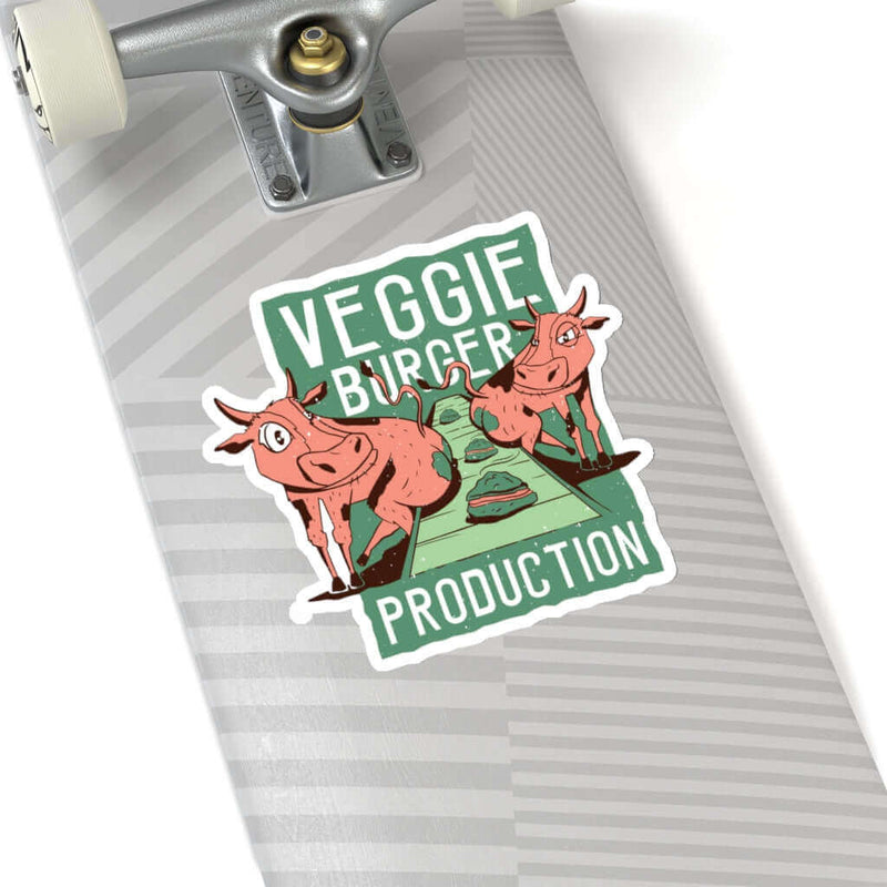 Veggie Burger Production BBQ Sticker DDR Fab