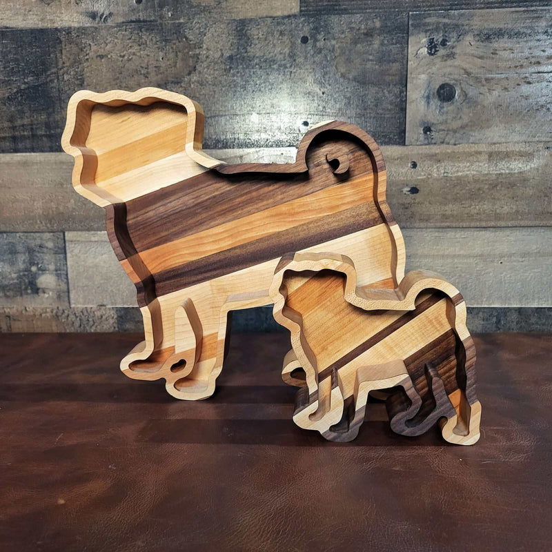 Pug Wood Tray Two Acre Woodworks