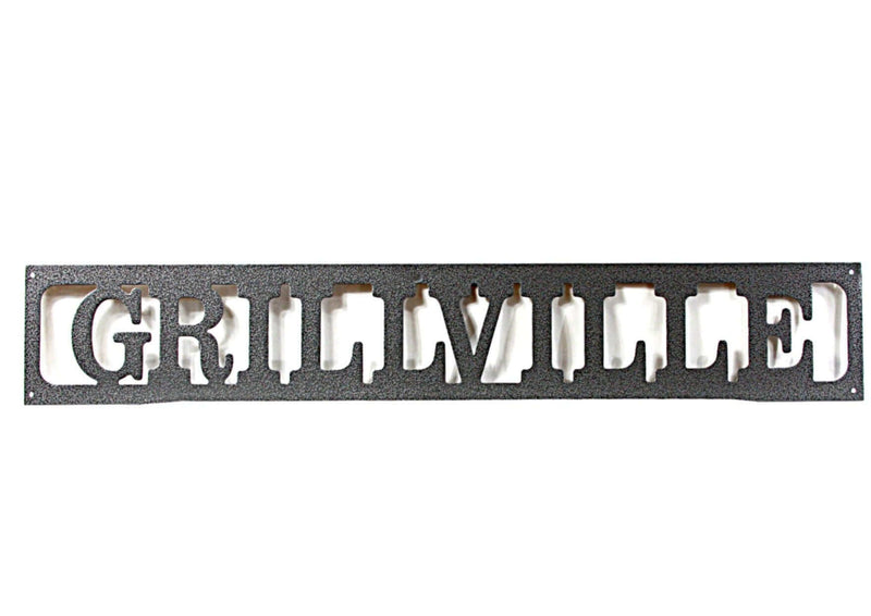 Custom Grillville Metal BBQ Sign DDR Fab