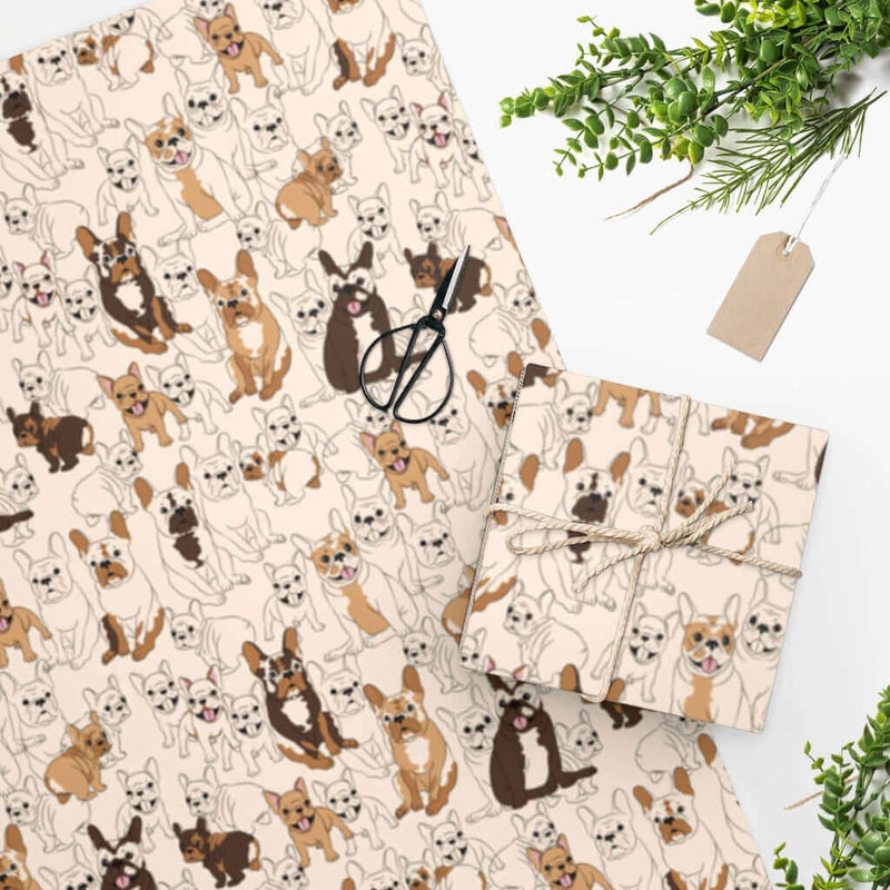 Wrapping Paper French Bulldog DDR Fab