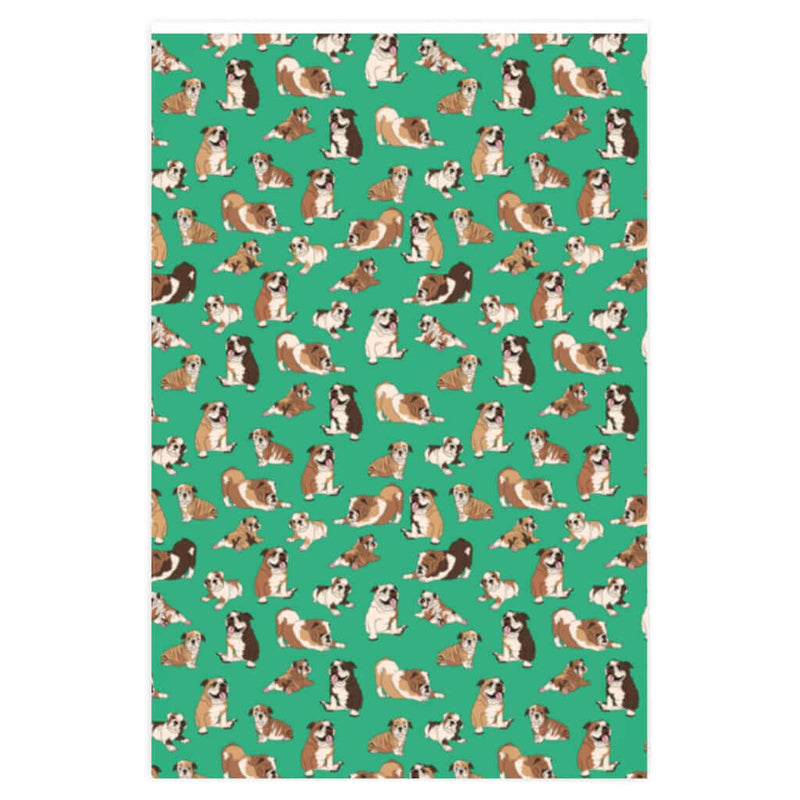 Wrapping Paper English Bulldog DDR Fab