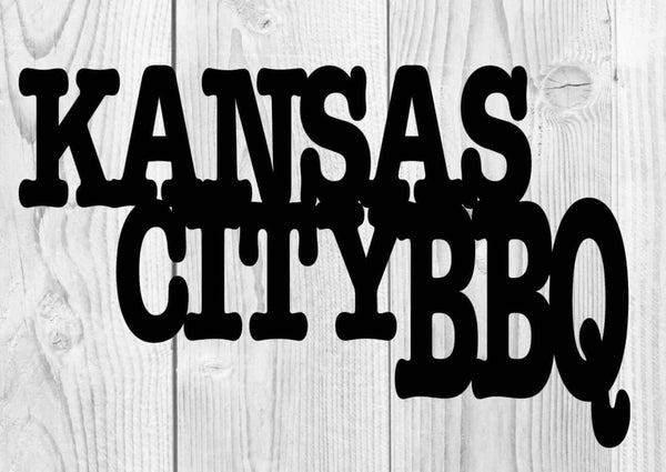 Kansas City BBQ Metal BBQ Sign DDR Fab