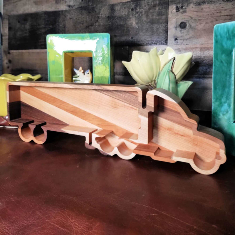 Truck 18 Wheeler Wood Tray Two Acre Woodworks