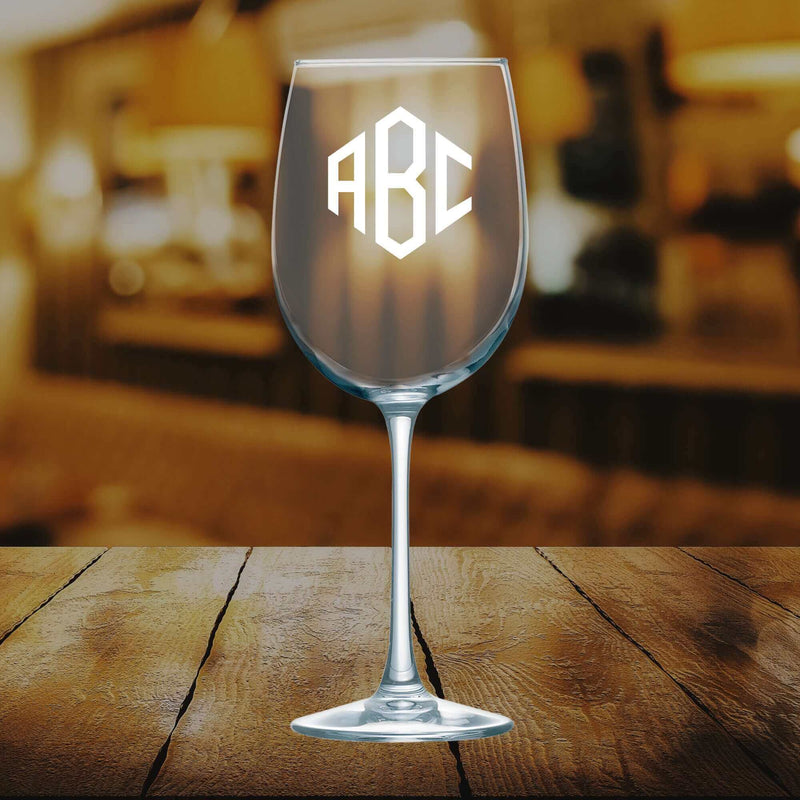 Personalized 19 oz Wine Glass