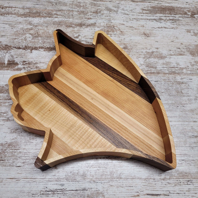 Akita Wood Tray Two Acre Woodworks