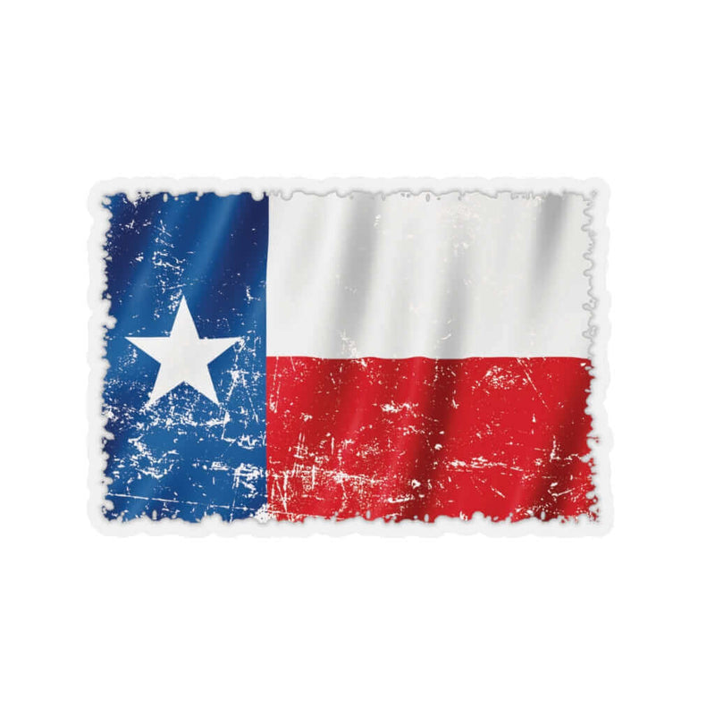 Texas Flag BBQ Sticker DDR Fab