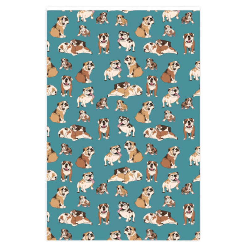 Wrapping Paper English Bulldog DDR Fab