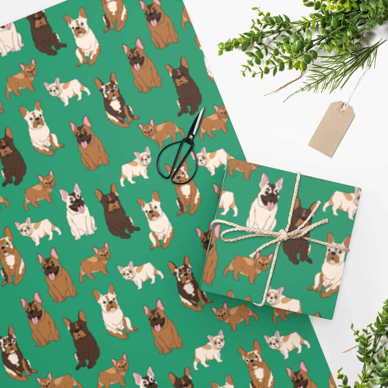 Wrapping Paper French Bulldog DDR Fab