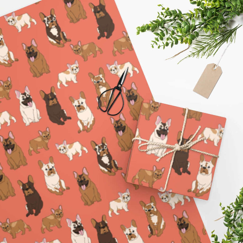 Wrapping Paper French Bulldog DDR Fab