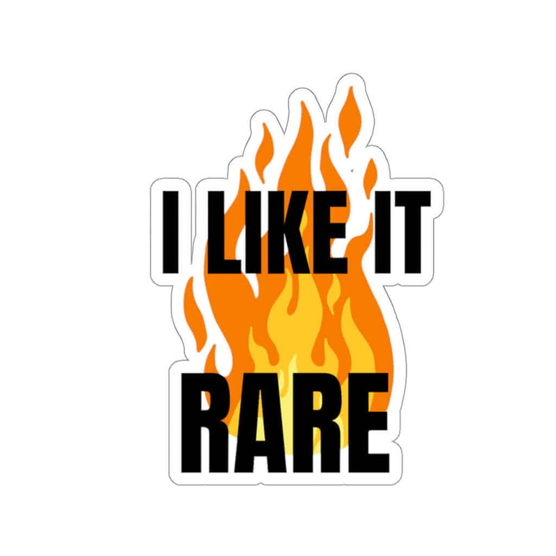 I Like it Rare BBQ Sticker DDR Fab