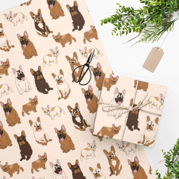 Wrapping Paper French Bulldog DDR Fab