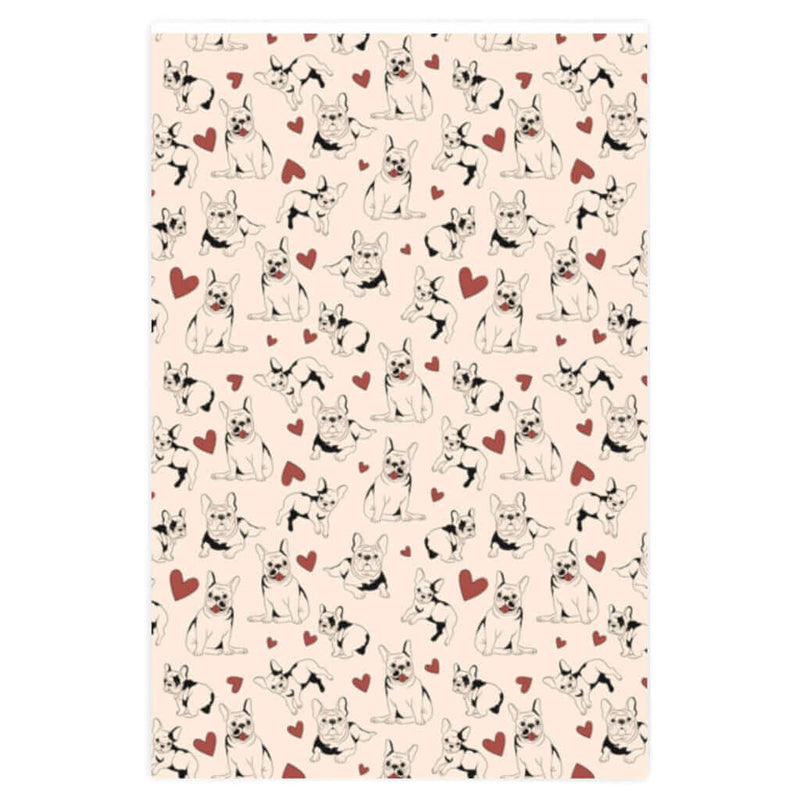 Wrapping Paper French Bulldog DDR Fab