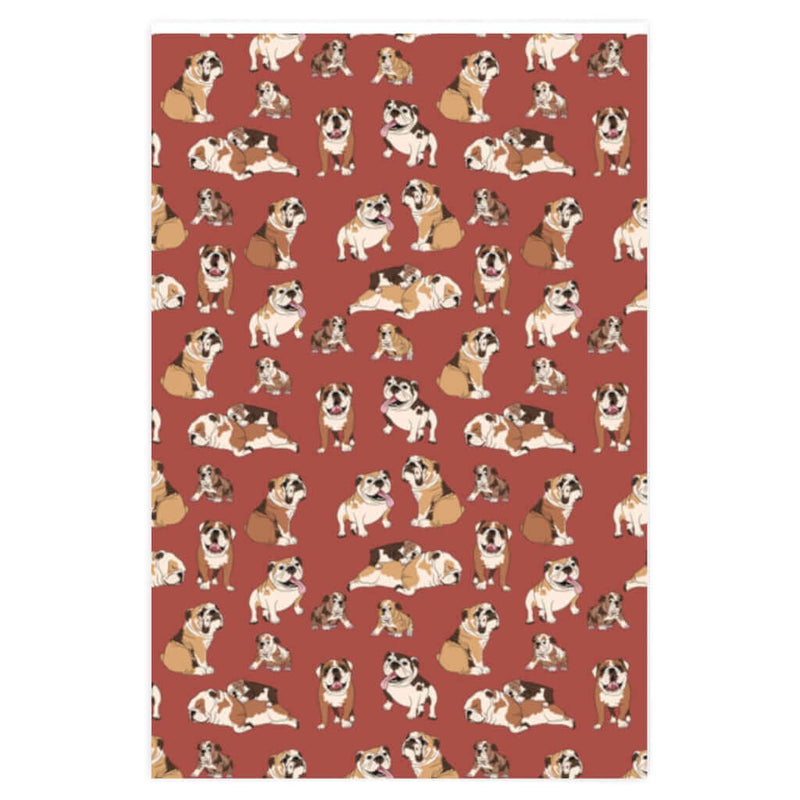 Wrapping Paper English Bulldog DDR Fab