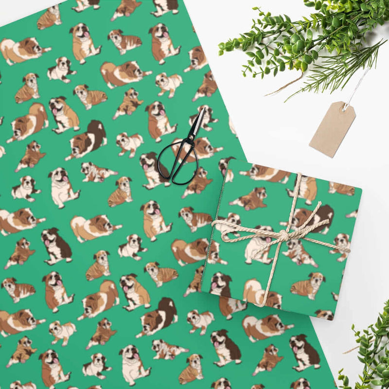 Wrapping Paper English Bulldog DDR Fab