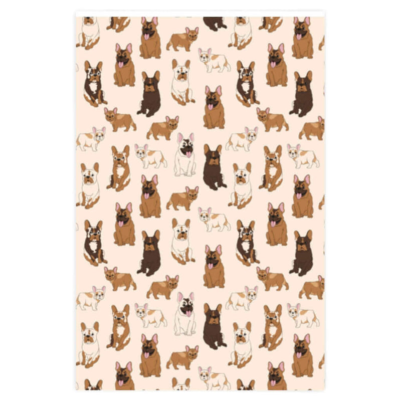 Wrapping Paper French Bulldog DDR Fab