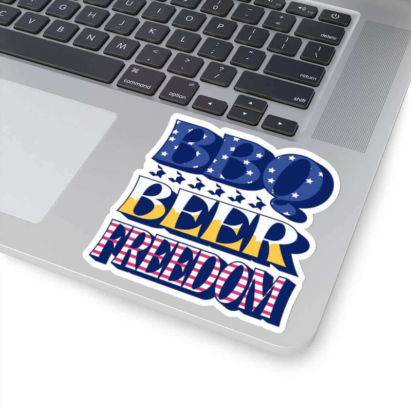 BBQ Beer Freedom BBQ Sticker DDR Fab