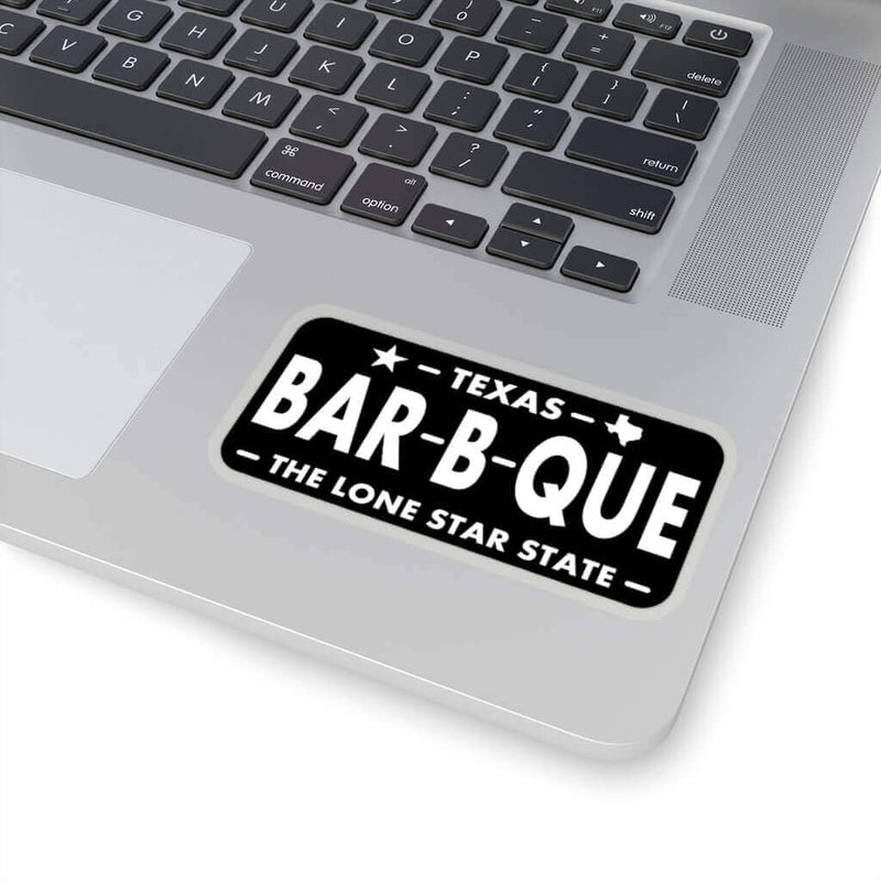 Texas Bar-B-Que BBQ Sticker DDR Fab