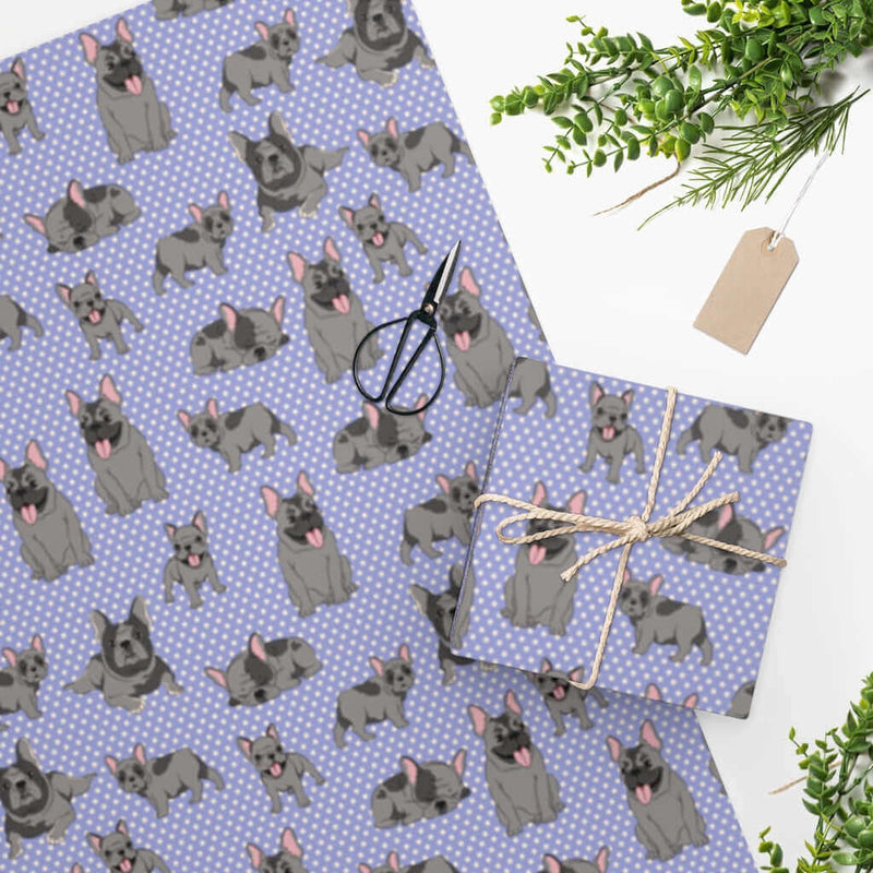 Wrapping Paper French Bulldog DDR Fab