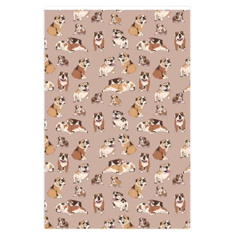 Wrapping Paper English Bulldog DDR Fab