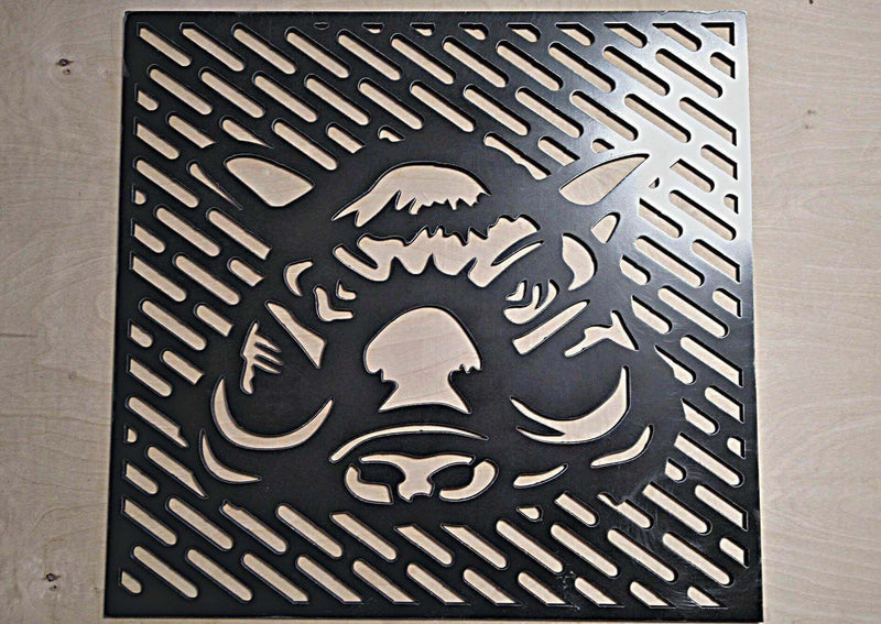 Custom Square Grill Grate with Logo DDR Fab