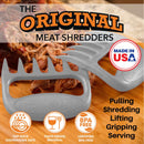 Bear Paws Meat Claws original shredding and lifting tool for pulled pork, turkey, and brisket – heat-resistant and made in the USA