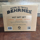 Behrnes' Pepper Salt Hot Gift Set with Cayenne, Chipotle, and Jalapeño pepper salts in 3 oz jars for bold seasoning and grilling