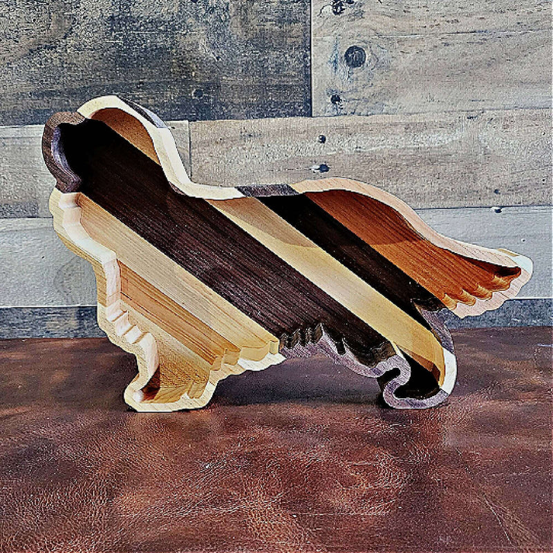 Cavalier King Charles Spaniel Wood Tray Two Acre Woodworks