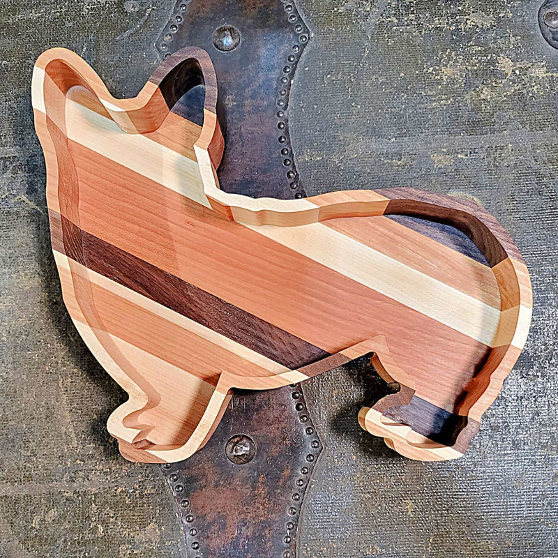 Corgi Wood Tray Two Acre Woodworks